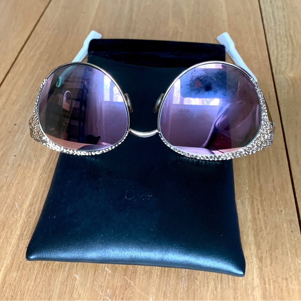 Dior Metal Silver Sunglasses - Picture 2 of 3